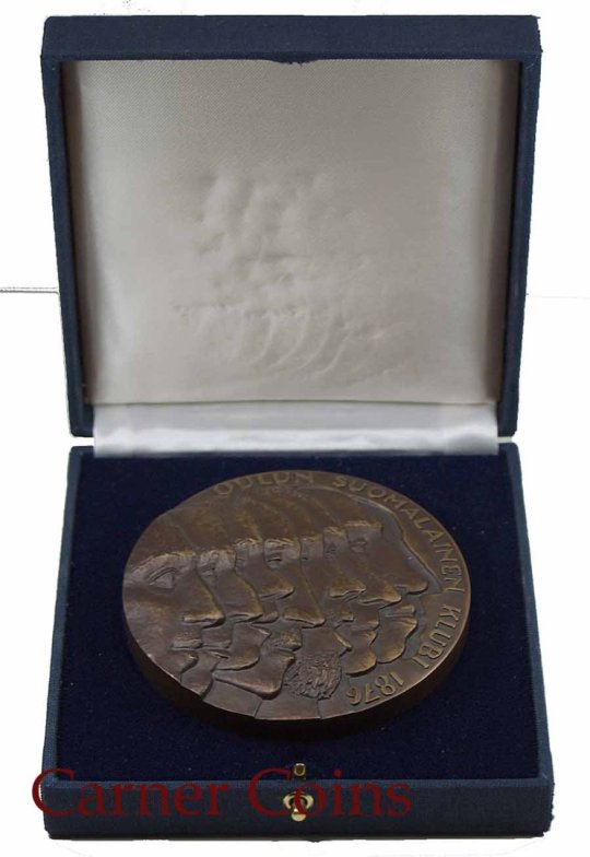Commemorative medal for the 1110th anniversary of the Finnish Club in Oulu 1986. HK 125 