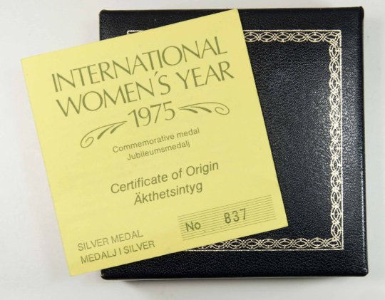 International Women’s Year 1975 – Silver – Three component HK 70