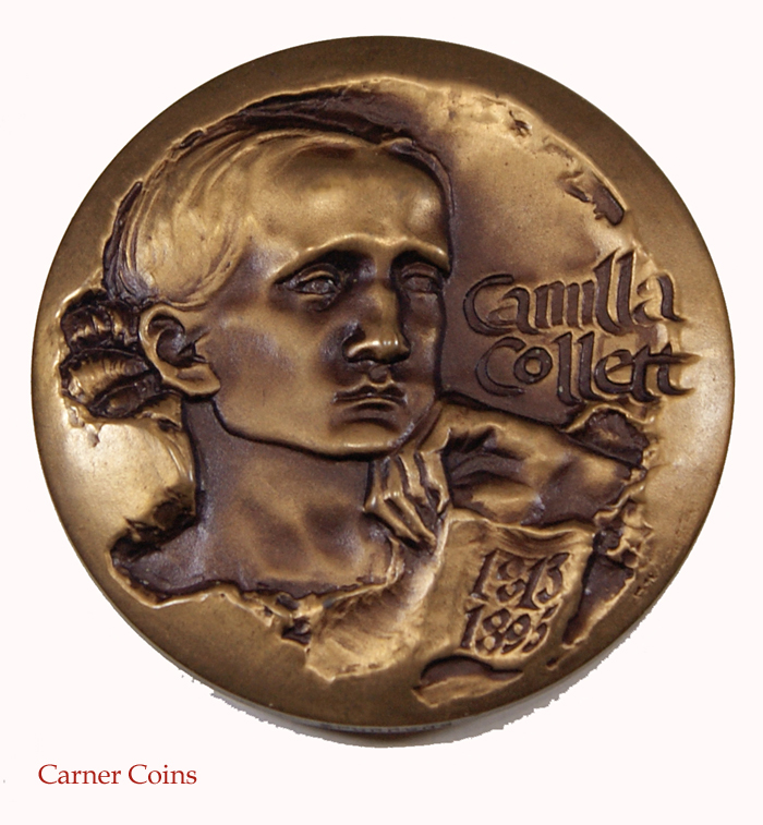 Camille Collett commemorative medal 1976