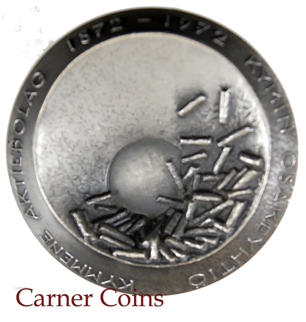 Commemorative medal on the 100th anniversary of the founding of the Kymmene OY – Silver HK 34