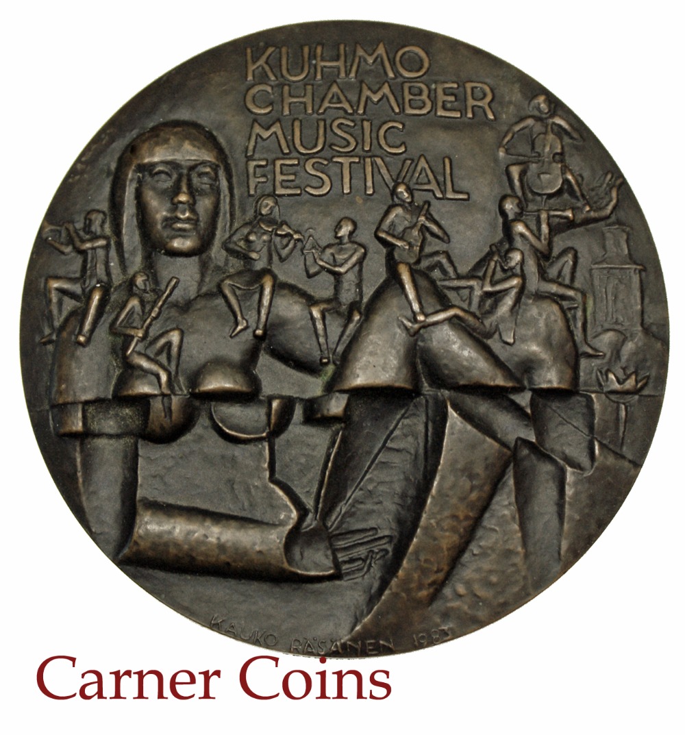 Commemorative medal at the Chamber Music Festival in Kuhmo 1983- HK 109