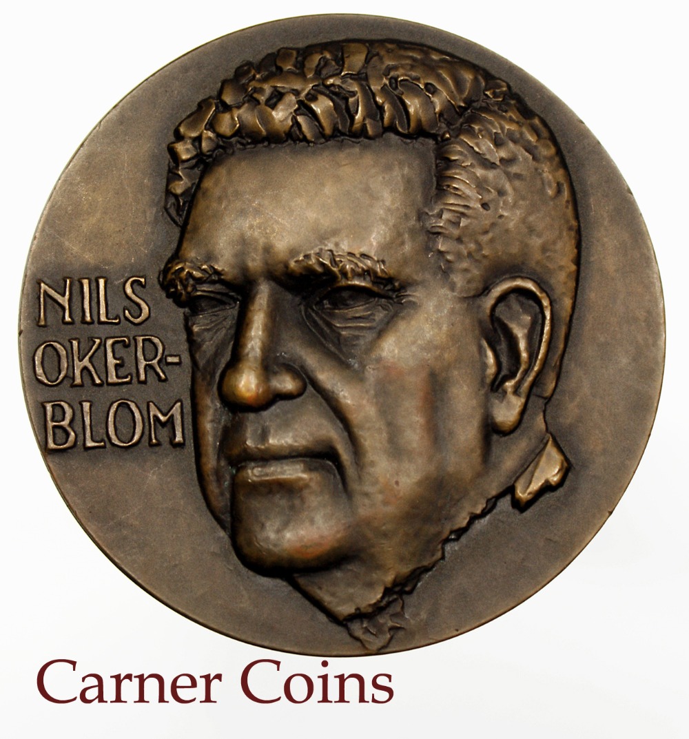 Commemorative Medal on the 70th anniversary of Nils Oker-Blom. 1989 HK 142