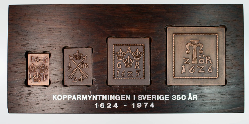 Kopparmyntningen i Sverige i 350 år – 1974