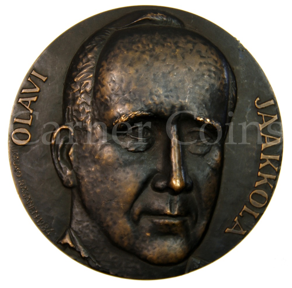 Medal commemorating the 70th birthday of Olavi Jaakkola 1984 - HK 114