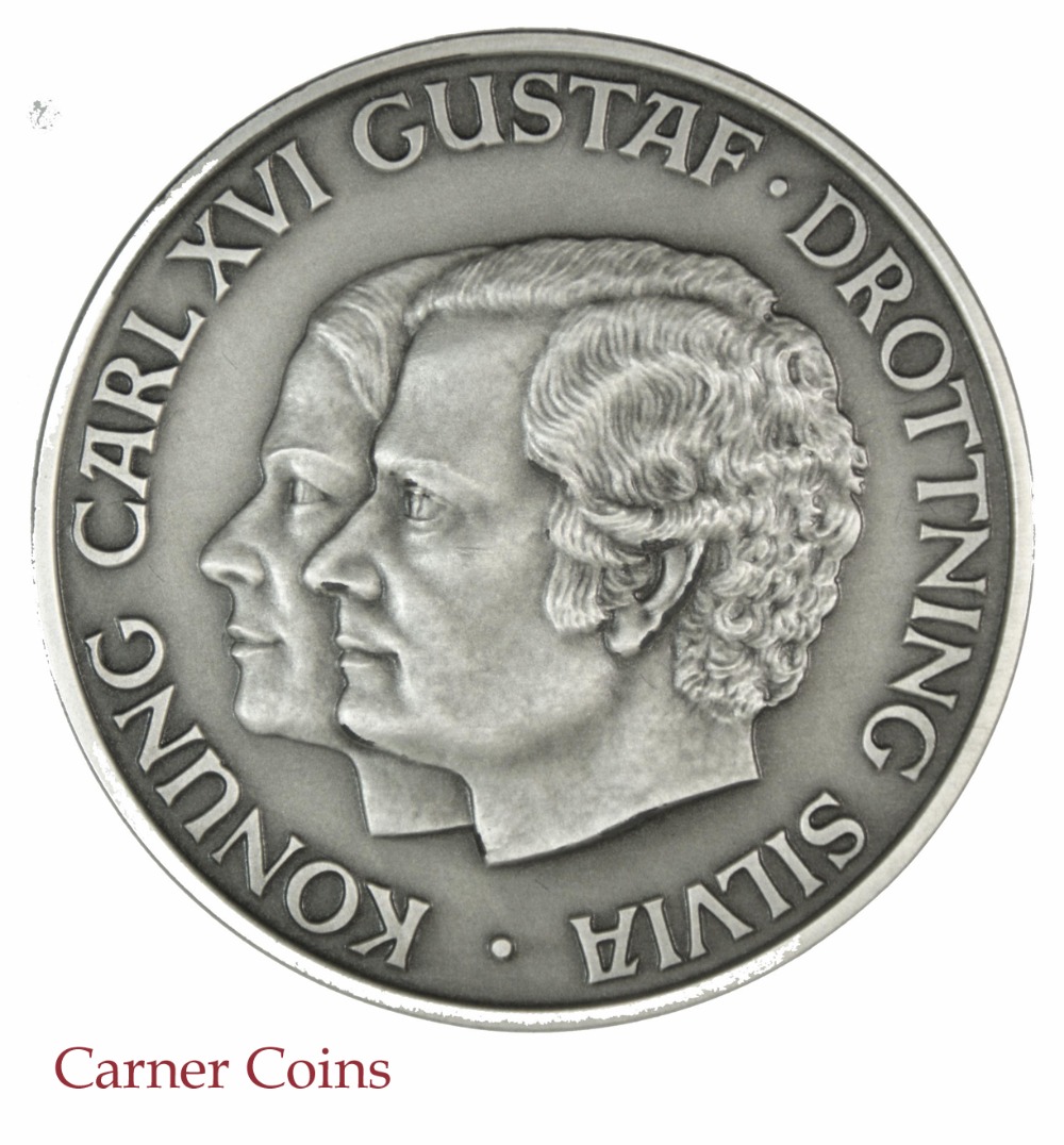 Carl XVI Gustaf & Dronning Silvia Jul-Medalje 1976