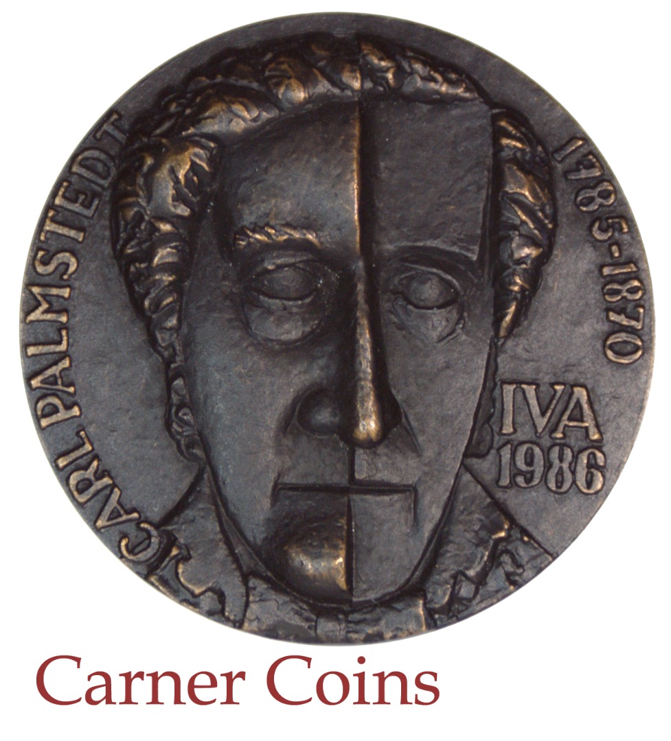 Commemorative medal for Carl Palmstedt's 200th birthday, 1986  HK 128 