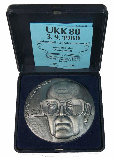 Urhu Kekkonen 1980 – silverplated HK 95