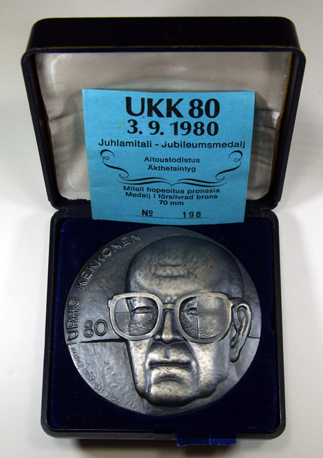Urhu Kekkonen 1980 – silverplated HK 95