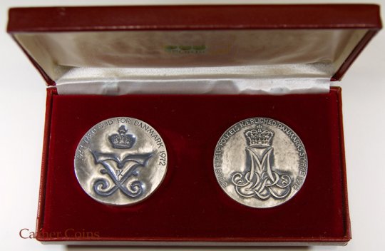 King Frederik IX to Margrethe II 1972 – Silver