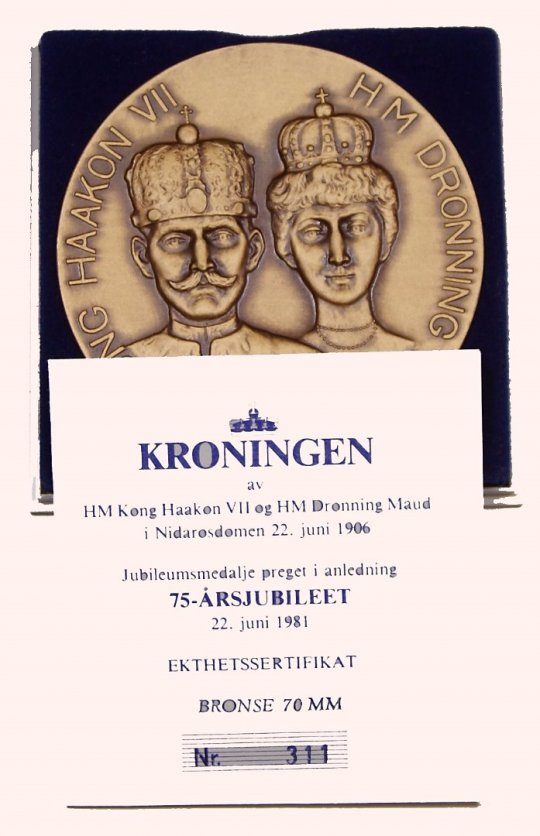 King Haakon and Queen Maud’s Coronation 75 years anniversary – 1981