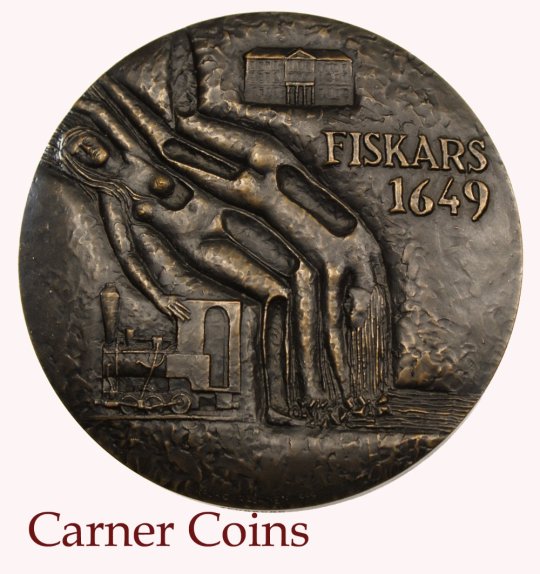 Commemorative medal on the 350th anniversary of the establishment of the Fiskars Company in 1999 - HK 176
