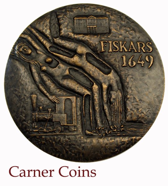 Commemorative medal on the 350th anniversary of the establishment of the Fiskars Company in 1999 HK 176