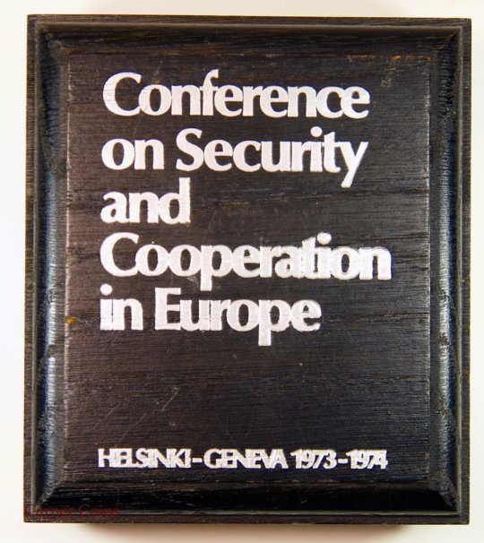 Helsinki Conference on Security and Cooperation in Europe, 1973. Silver, 2 parts, HK 55