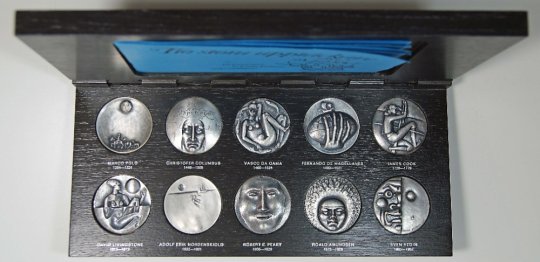 10 Great Discoverers – Complet set Silver – 1973 HK 45 – 54